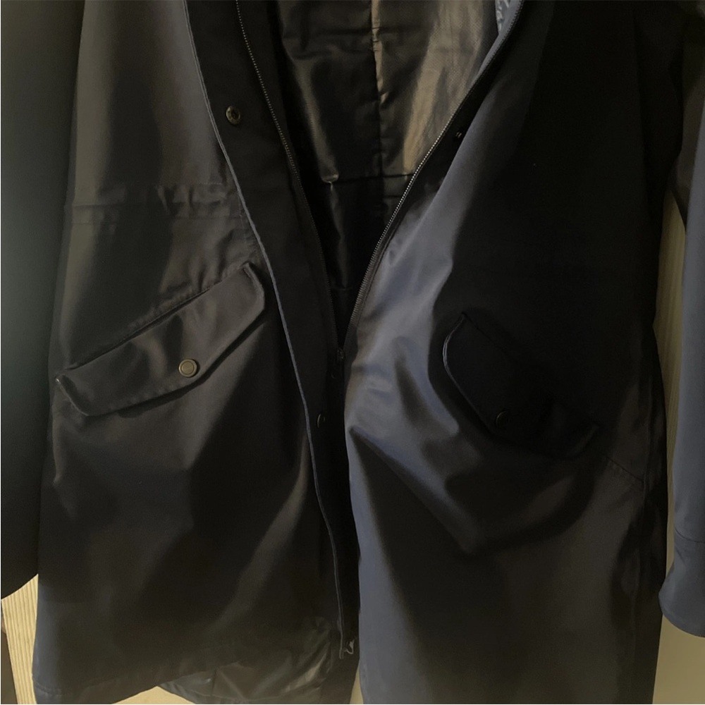 Athleta Nylon Poly Rain Jacket Zip Button Lightwe… - image 3